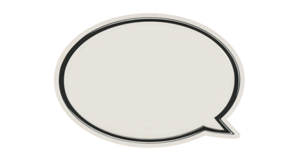 Empty Speech Bubble Graphic Design