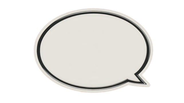 Empty Speech Bubble Graphic Design