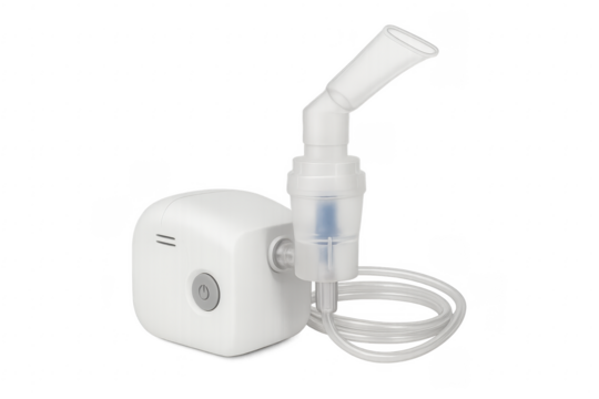 Nebulizer machine providing respiratory treatment for breathing problems