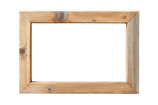 Rustic wooden frame ready for a beautiful art piece.