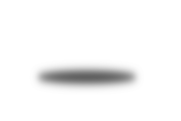 Black blurred shadow effect shape for overlay, highlight, depth, mockup, and element on transparent background