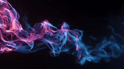 Abstract smoke background with pink and blue color for graphic design element
