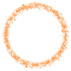  frame with snowflakes