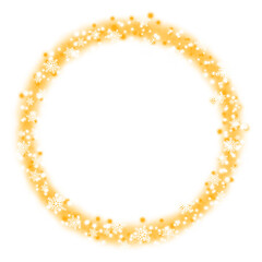  frame with snowflakes