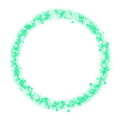  frame with snowflakes