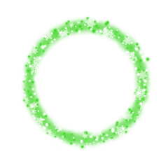  frame with snowflakes