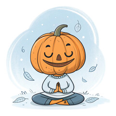 halloween pumpkin boy