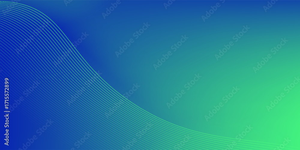 Poster abstract green fluid banner template. modern background design. gradient color. dynamic waves. liqui