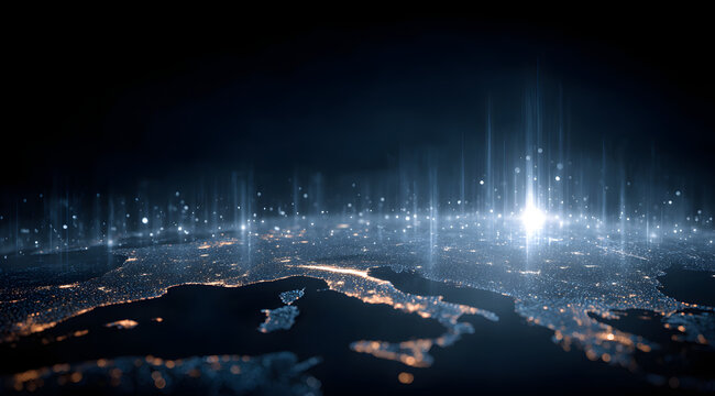 Cybersecurity, essential technology, Businesses utilizing advanced cybersecurity technology on a global network, protection and defense, safeguarding critical data and ensuring digital security - Powered by Adobe