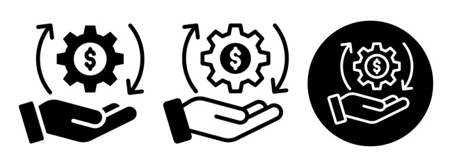 Payment System Icon Collection Glyph & Mixed Style