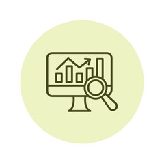 Market Analysis pentaglow , vector, pixel perfect, illustrator file 
