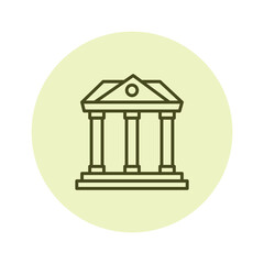 Financial Institution pentaglow , vector, pixel perfect, illustrator file 
