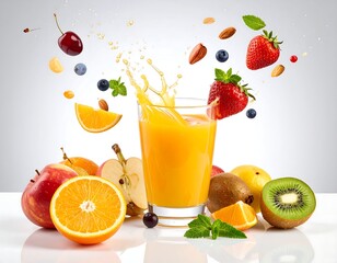 Fresh Fruit Juice Splash