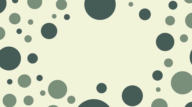 vector illustration of an abstract background with dots, Abstract Circles Pattern Background Subtle Geometric Design Soft Green Grey Dots Minimalist