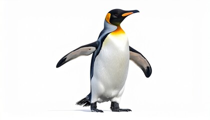 Fototapeta premium penguin on the snow