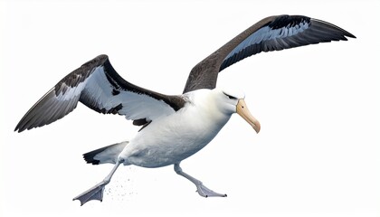 Obraz premium seagull flying over white