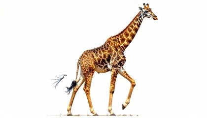 Obraz premium giraffe isolated on white