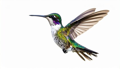 Fototapeta premium hummingbird on a white background