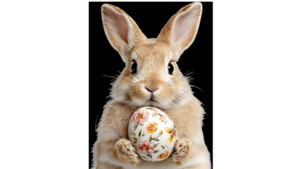 easter bunny with egg