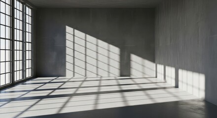 Modern Industrial Loft with Abundant Natural Light and Shadow Play