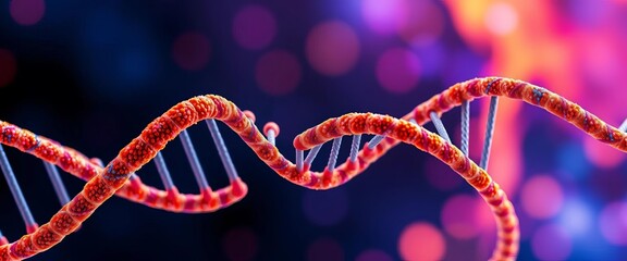 DNA double helix forming a geometric pattern, abstract background,  structure,  background