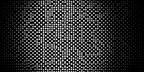 Abstract monochrome halftone background with small dotted circles creating a textured backdrop pattern,  repeating,  simple