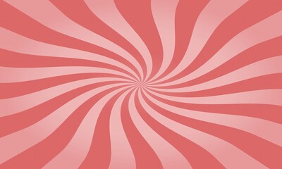 Retro swirl pattern with pink and red stripes