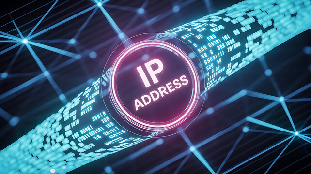 IP Address 192.168.1.1 Digital Internet Address Depiction Representing Network Configuration, Router Gateway Access, Local Area Connectivity, Secure Data Transmission, and Infrastructure Management