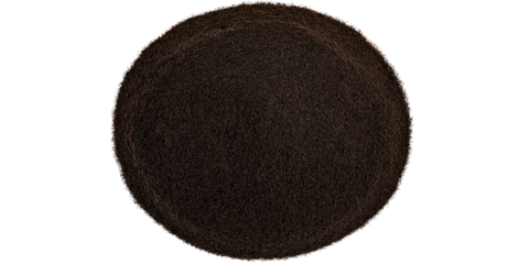Rich Earth: A circular, macro perspective shot presents a detailed view of rich, dark soil, ideal for gardening or environmental themes. 
