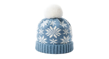 blue winter hat