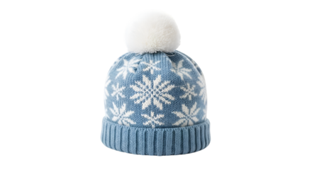 blue winter hat