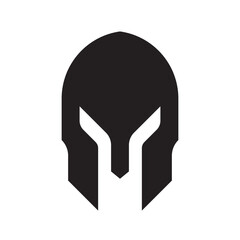 Spartan Helmet in Bold Silhouette
