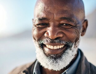 Portrait of a smiling older man