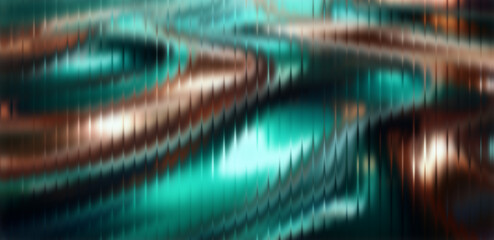 Stunning abstract waves of teal and brown create a fluid, organic texture perfect for modern...