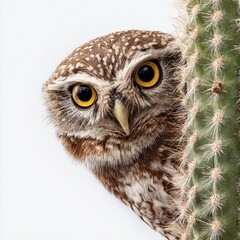Enchanted Encounter Tiny Elf Owl in Stunning Studio Portrait Unveiling the Wonders of the Worlds Smallest Owls