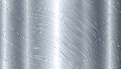 Abstract metallic background with wavy lines