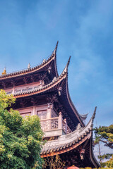 Fototapeta premium Longhua Pagoda at Longhua temple in Shanghai, China