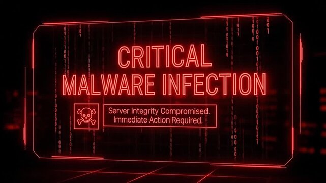 Critical Malware Infection Alert Immediate Action Needed