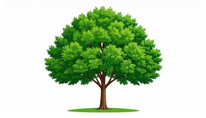 Green tree vector