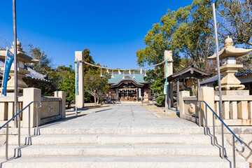 Fototapeta premium 赤穂御崎にある伊和都比売神社