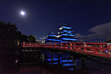 Matsumoto Castle is the most famous landmark in Matsumoto, Japan
