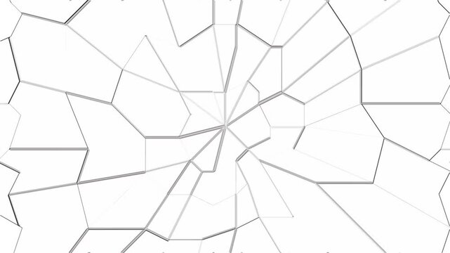 ガラスのひび割れ