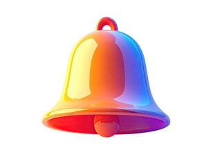 Vibrant, 3D bell,  bright colors