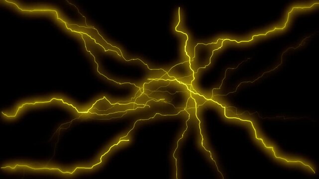 電気がビリビリ