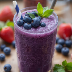 블루베리 스무디