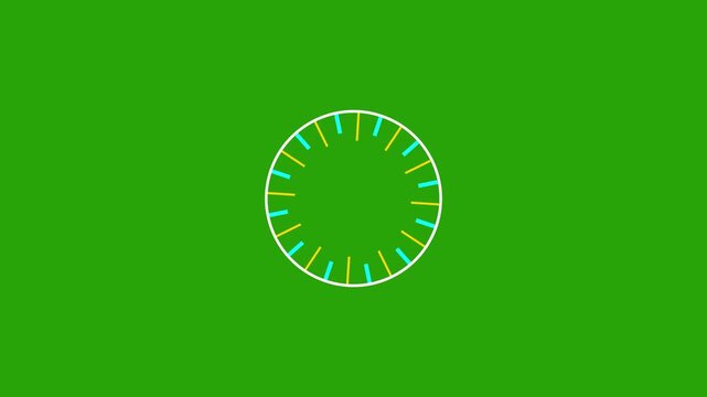 Smooth circular rotation animation background effect perfect for Adobe Premiere After Effects and any editing software unique rotating loop for professional video creators, 4k video green screen