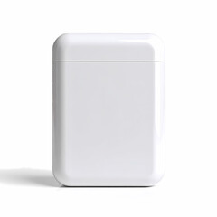 White charging case for wireless earbuds portable power bank accessory