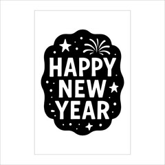 "Luxury Happy New Year 2026 Party Flyer with Golden Fireworks & Celebration Background"