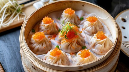 Authentic Chinese Xiaolongbao (Steamed Soup Dumplings): Pork, Crab Roe & Vegetarian Flavors with Juicy Filling & Thin Wrapper – Perfect for Breakfast, Restaurant Meals, Homemade Cooking & Gift Sets