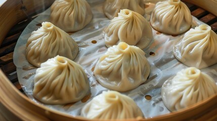 Authentic Chinese Xiaolongbao (Steamed Soup Dumplings): Pork, Crab Roe & Vegetarian Flavors with Juicy Filling & Thin Wrapper – Perfect for Breakfast, Restaurant Meals, Homemade Cooking & Gift Sets